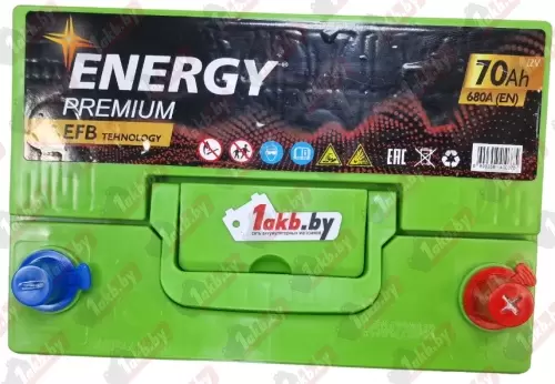 Energy Premium EFB Asia (70 A/h), 680A R+