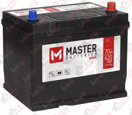 MASTER BATTERIES Asia (60 A/h) 480A R+