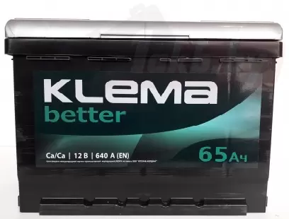 Klema Better 6CТ-65A (65 A/h), 640A R+