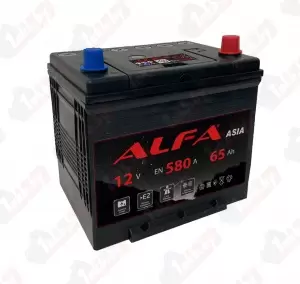 ALFA Asia (65 A/h), 580A R+ с бортом