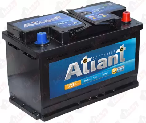 Atlant Black (75 A/h), 680A L+