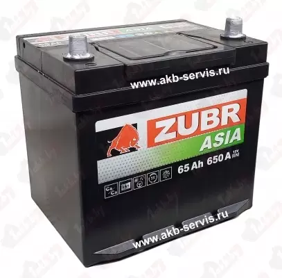 Zubr Asia (65 A/h), 650А L+ (с бортом)