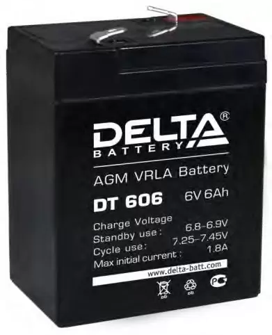 для ИБП Delta DT 606 6V-6 Ah