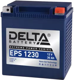 Delta EPS 1230 (YTX30HL-BS, YTX30L-B, YTX30L) (30 A/h), 400A R+