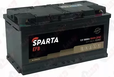 SPARTA (AKOM) EFB (100 A/h), 950A R+
