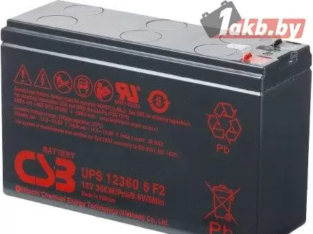 ИБП CSB UPS123606 F2 (12V/7.5 A/h) узкий