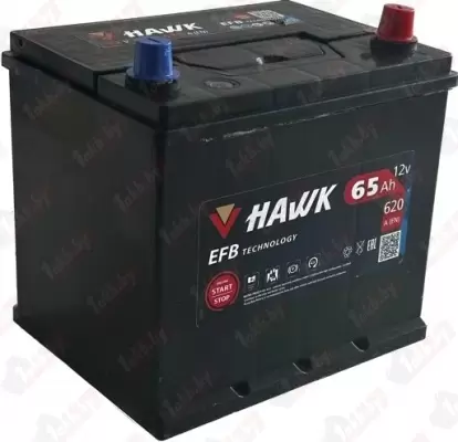 HAWK EFB Asia (65 A/h), 620A с бортом JR+