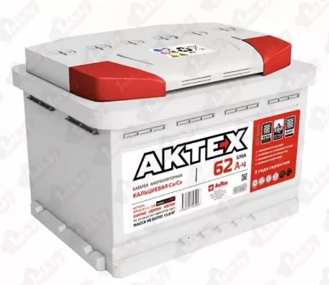 AKTEX EFB 6ct-62 (62 A/h) 640A R+ низкий