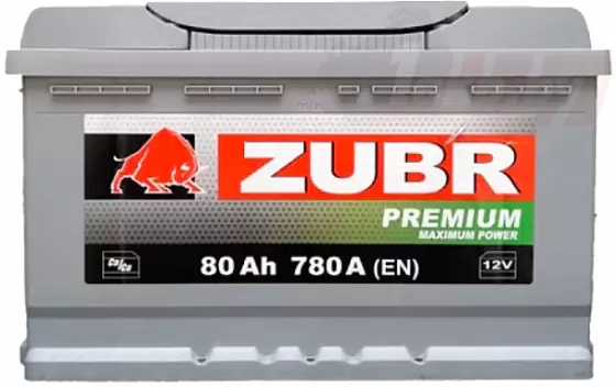 Zubr Premium (80 A/h), 780А R+