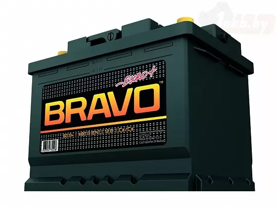 BRAVO 6СТ-60 е (60А/ч), 480A R+