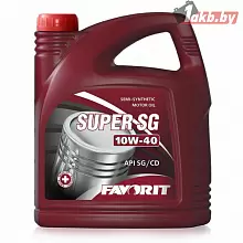 Моторное масло Favorit Super SG 10W-40 5л