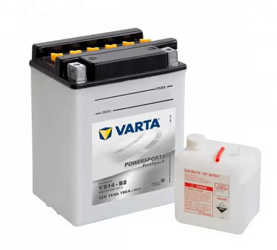 Varta Powersports Freshpack 514 014 014 (14 A/h), 190A L+
