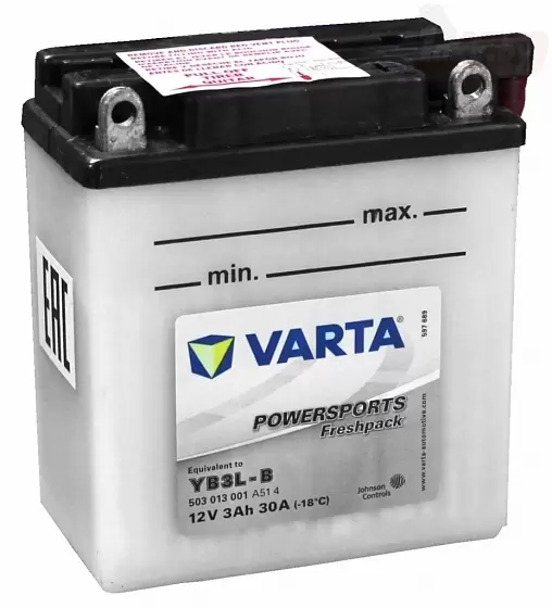 Varta Powersports Freshpack 503 013 001 (3 A/h), 30A R+