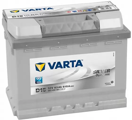 Varta Silver Dynamic D15 (63 А/h), 610А R+ (563 400 061)