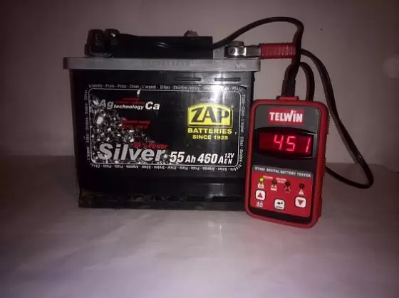 Аккумулятор Б/У Zap Silver (55 A/h), 451A R+