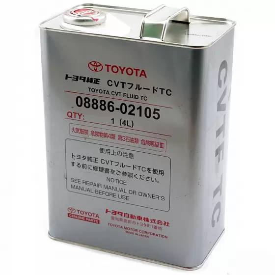 Toyota CVT FLUID TC (08886-02105) 4л