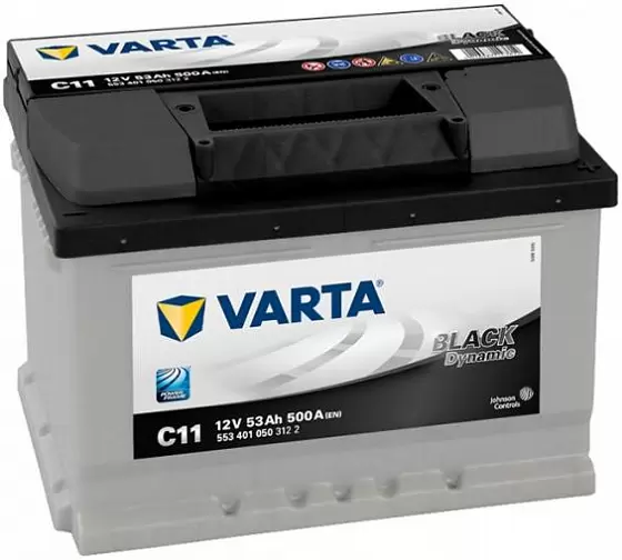 Varta Black Dynamic C11 (53 А/h), 500А R+ (553 401 050)