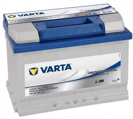Varta Professional Starter LFS74 (74 А/h), 680A R+ (930 074 068)