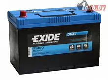 Аккумулятор Exide Dual ER450 (95 A/h), 450Wh, 650A (лодочный)