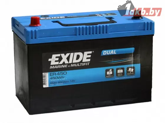 Exide Dual ER450 (95 A/h), 450Wh, 650A (лодочный)