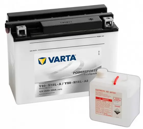 Varta Powersports Freshpack 520 012 020 (20 A/h), 260A R+