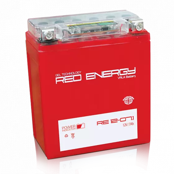 Red Energy RE 1207.1 (YTX7L-BS) (7 A/h), 110A R+
