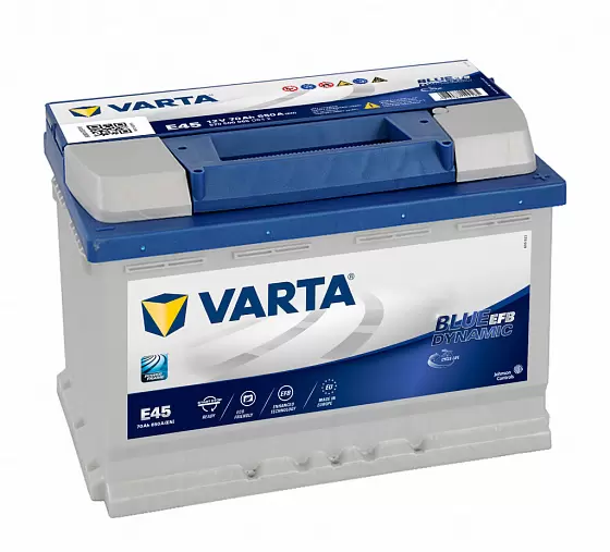 Varta Blue Dynamic EFB E45 (70 А/h), 650А R+ (570 500 065)