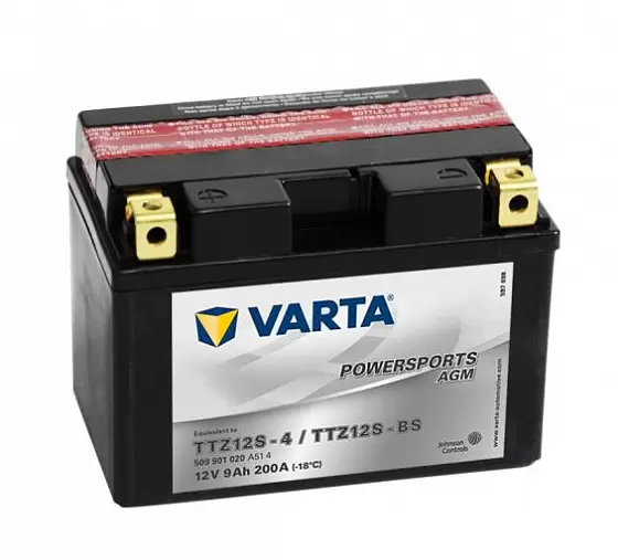 Varta Powersports AGM 509 901 020 (9 A/h), 200A L+