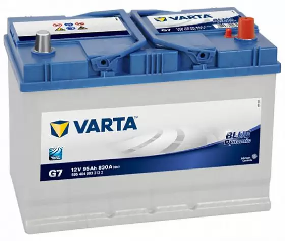 Varta Blue Dynamic Asia G7 (95 А/h), 830А R+ (595 404 083)