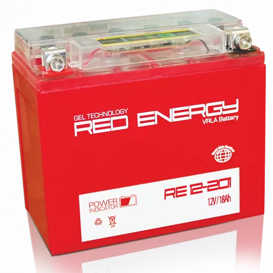 Red Energy RE 1220.1 (YTX20L-BS, YTX20HL-BS, YB16L-B, YB18L-A) (20 A/h), 285A R+