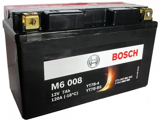 Bosch M6 008 507 901 012 (7 A/h), 120A L+