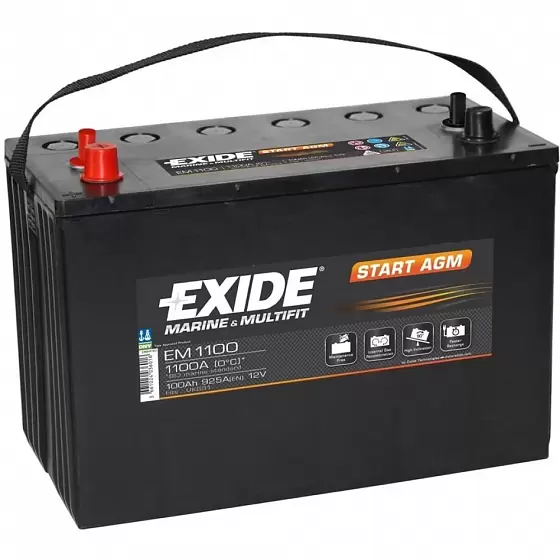 EXIDE Start AGM ЕМ960 (100 A/h), 800A L+
