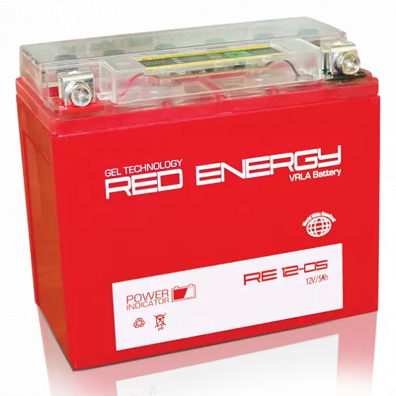 Red Energy RE 1205 (YTX5L-BS, YTZ7S) (5 A/h), 85A R+