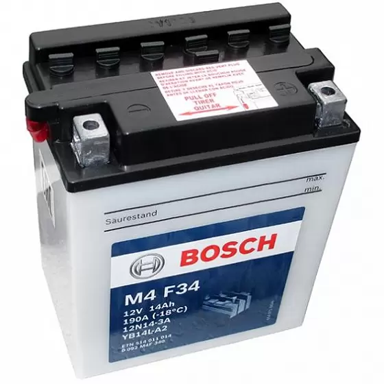 Bosch M4 F34 514 011 014 (14 A/h), 190A R+
