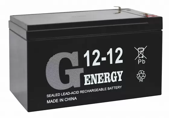 Аккумулятор для ИБП G-energy (12 A/h), 12V