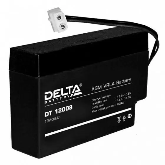 для ИБП Delta DT 12008 12V-0.8 Ah