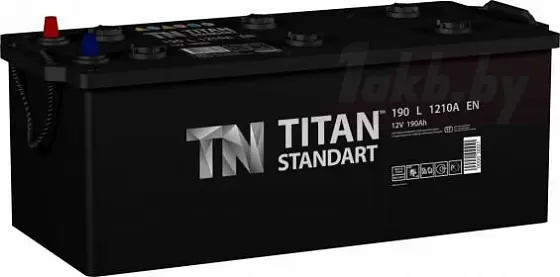 Titan Standart (190 А/h), 1250A L+