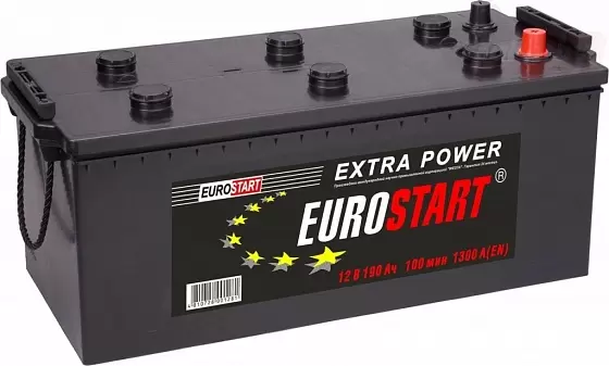 Eurostart Extra Power (190 A/h), 1250А L+