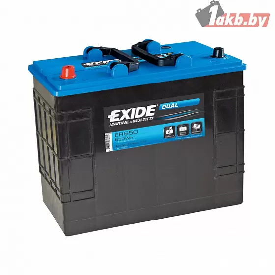 Exide Dual ER650 (142 A/h), 650Wh, 850A