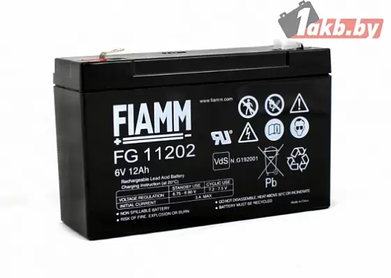 ИБП Fiamm FG11202 (6 V/12 A/h) 6V