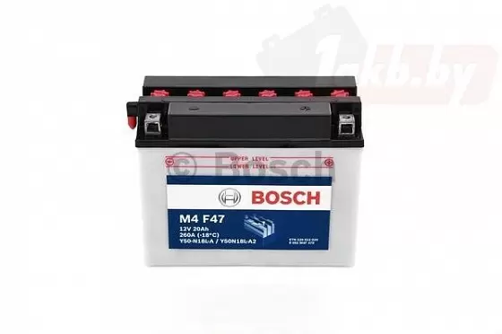 Bosch M4 F47 520 012 020 (20 A/h), 260A R+