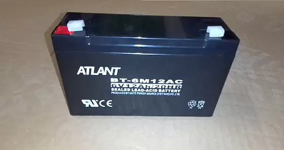 Аккумулятор Atlant (12 A/h), 6V ИБП