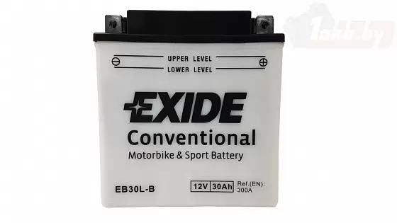 Exide EB30L-B (30 A/h), 300A R+