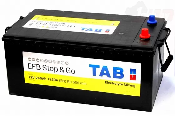 Tab Truck EFB Stop&Go (240 A/h), 1250A L+