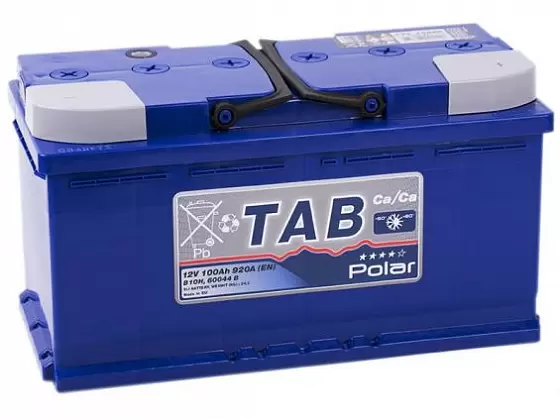TAB Polar Blue (100 A/h), 900А R+