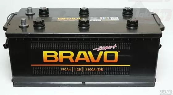 BRAVO 6СТ-190 Р ПОД БОЛТ (190 A/h), 1100A R+