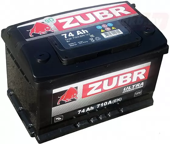Zubr Ultra (74 A/h), 710А R+ низкий