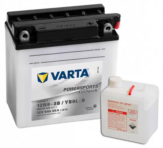 Varta Powersports Freshpack 509 015 008 (9 A/h), 85A R+