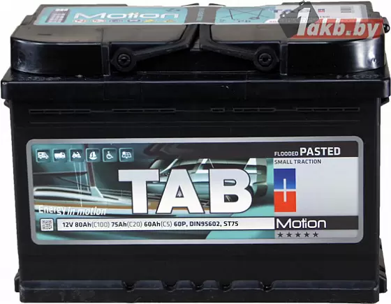 TAB Motion Pasted 60P (60 A/h, 75 A/h), 560A R+