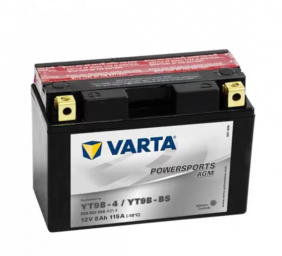 Varta Powersports AGM 509 902 008 (8 A/h), 115A L+